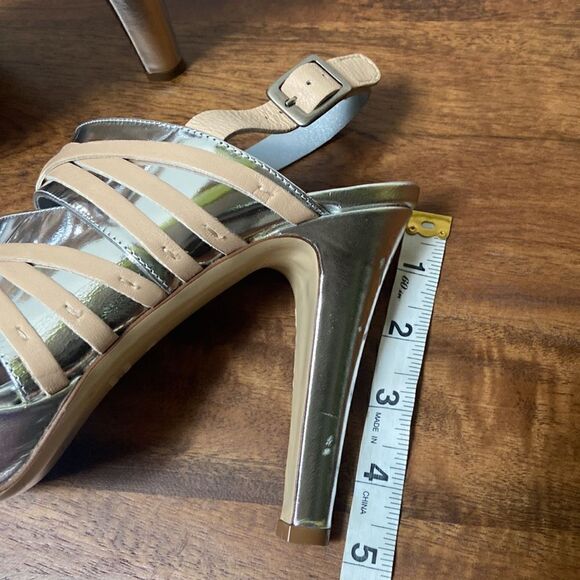 Nanette lepore Silver Heels Size EU 38 - Picture 9 of 12